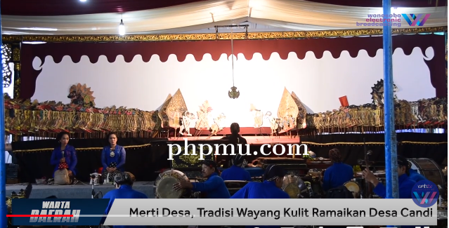 Warta Daerah | Merti Desa, Tradisi Wayang Kulit Ramaikan Desa Candi