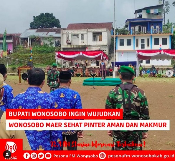 Bupati Wonosobo Ingin Wujudkan Wonosobo Maer, Sehat, Pinter, Aman, dan Makmur